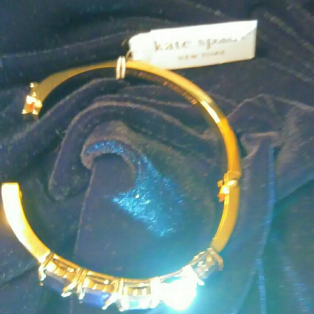kate spade Gold Plated Hinged Bangle