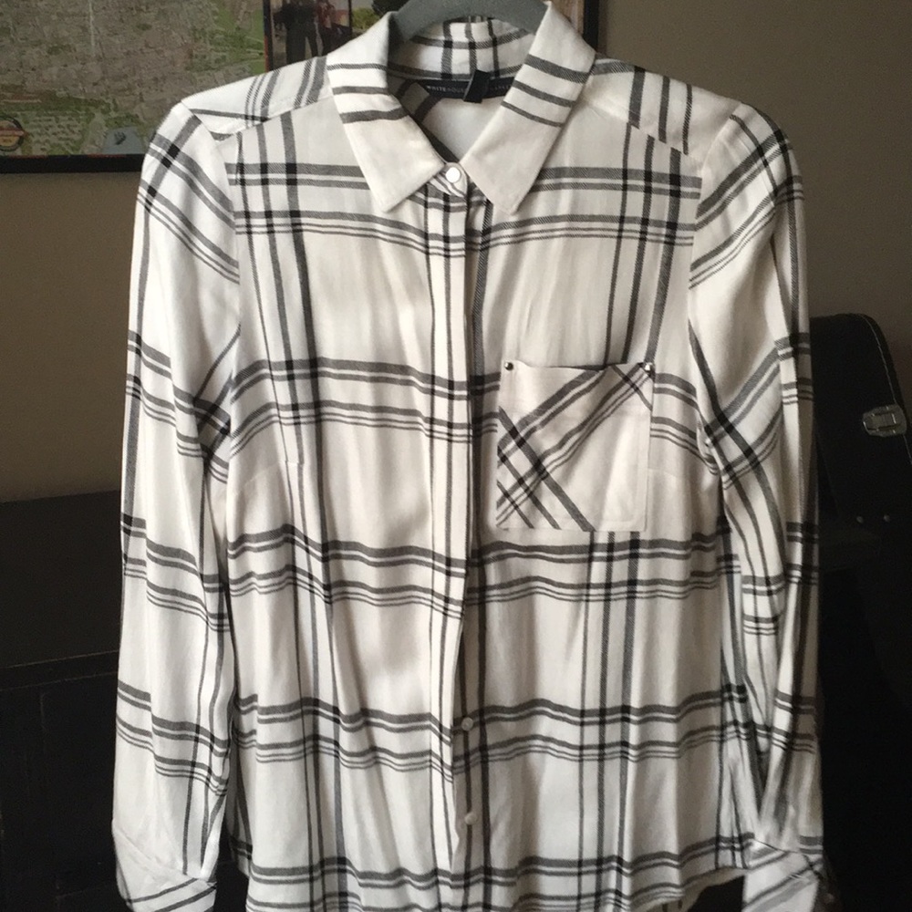 White House Black Market rayon blouse, never worn