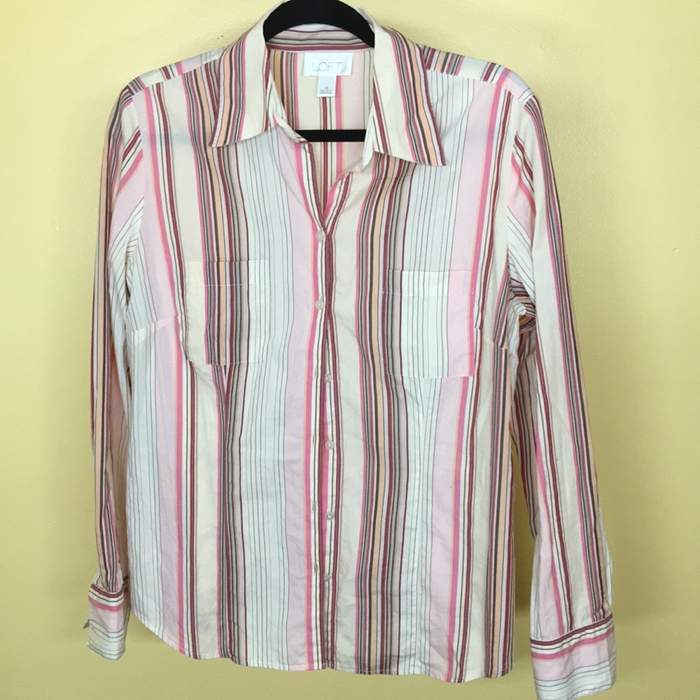 Ann Taylor button up shirt size 12