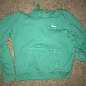 Green Victoria secret hoodie