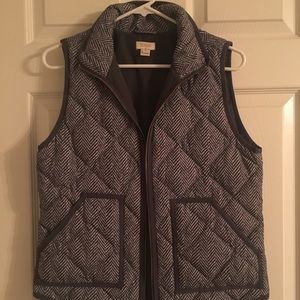 J. Crew Herringbone Vest