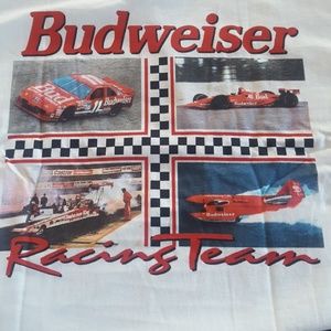 🚘👕Budweiser Racing T👕🚘