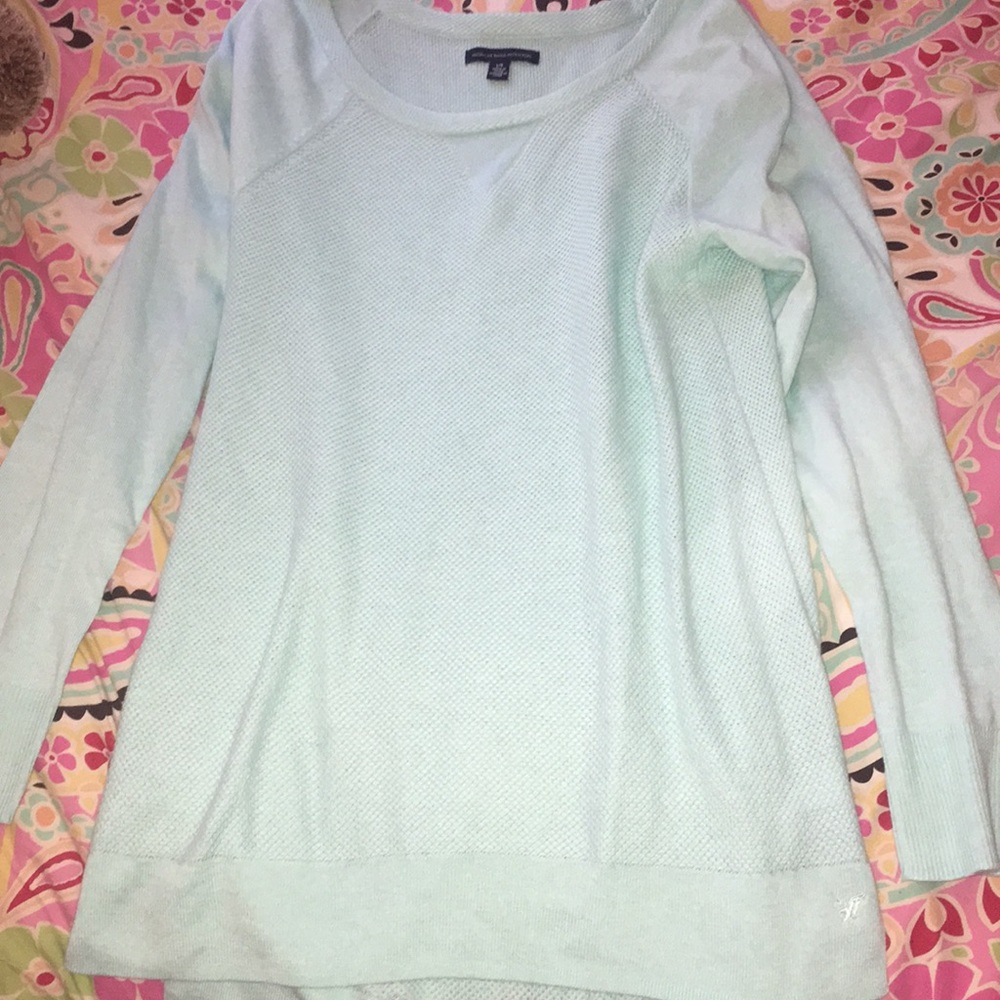 American Eagle waffle knit sweater