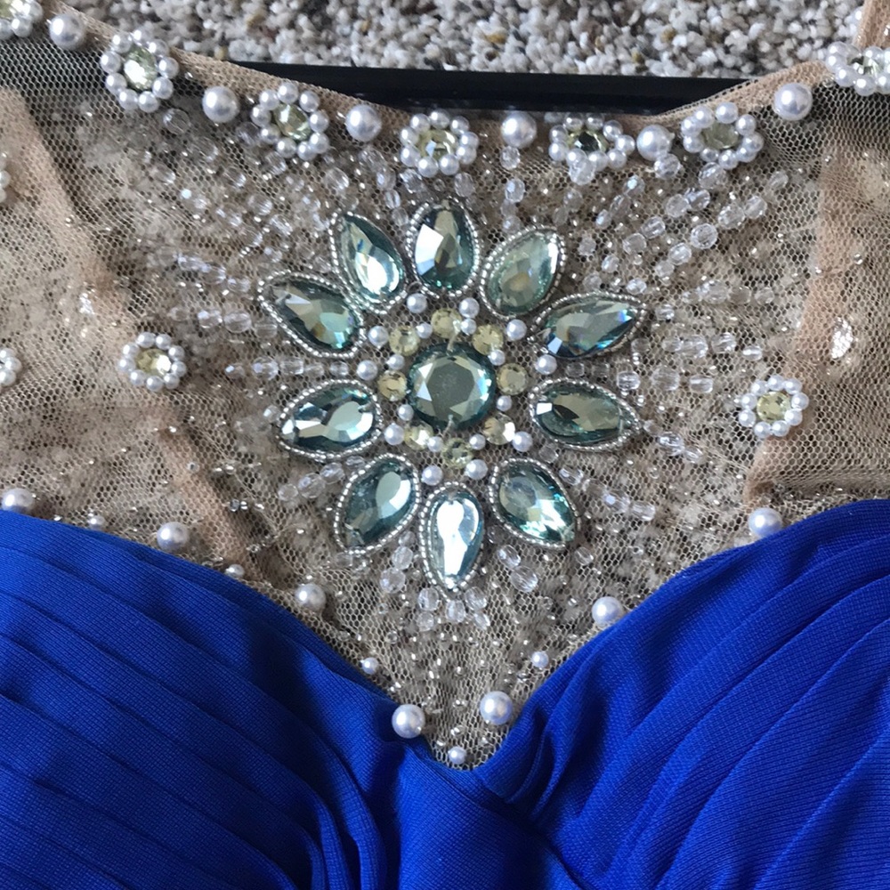 Beautiful royal blue dress purchased at Van Maur