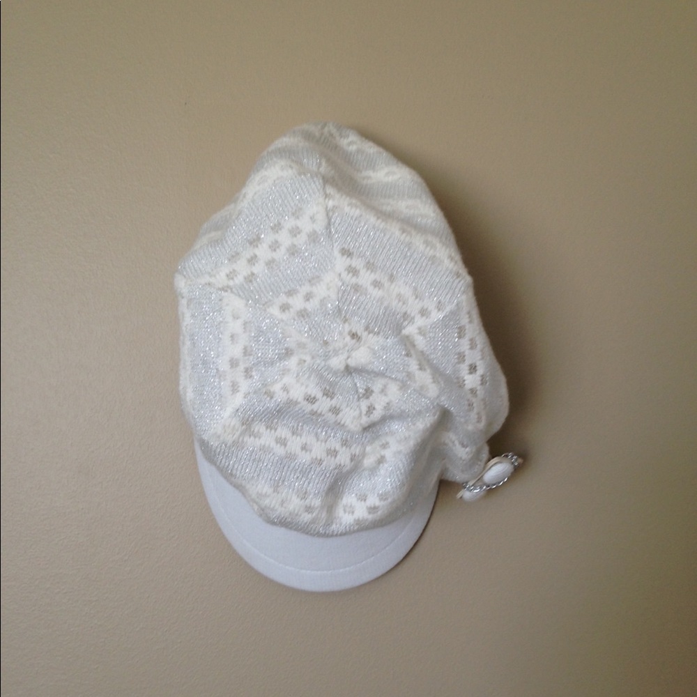 White Baker Boy Hat - Picture 1 of 4
