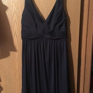 Navy Blue Bridesmaid Dress