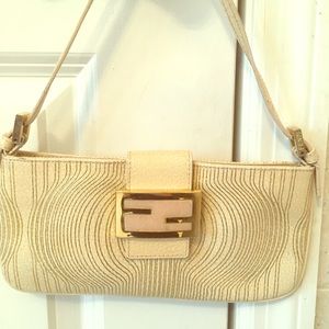 Fendi Leather Baguette Bag