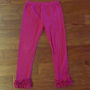 Adorable Essentials Girls Ruffle Pants