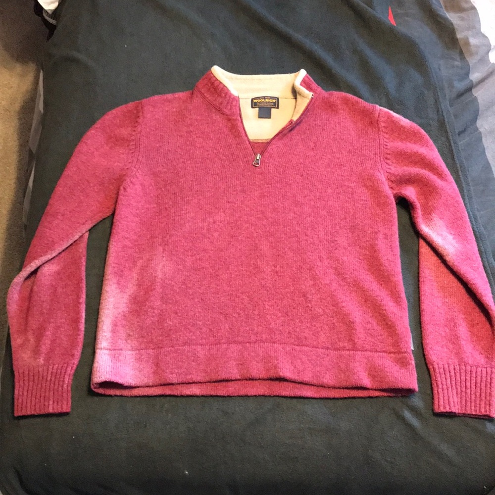 Woolrich women’s burgundy quarterzip