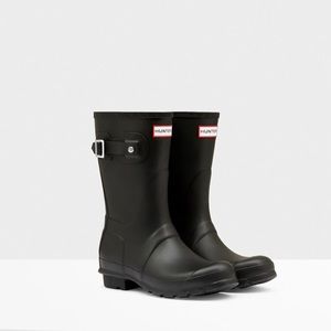 Original black short Hunter rain boot