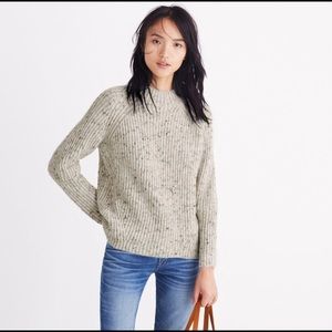 Madewell donegal northfield mockneck sweater