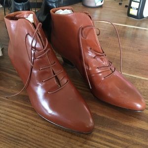 Vintage Sudini Italian leather ankle boots