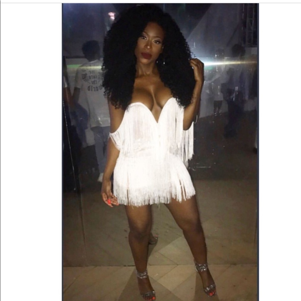 All White Daphne Dress