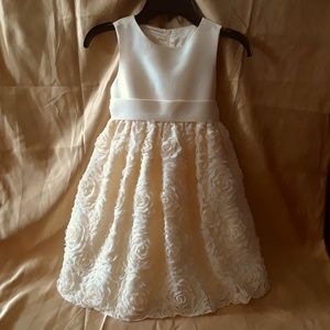 American Princess Textured floral dress