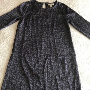 Cheetah satin dress