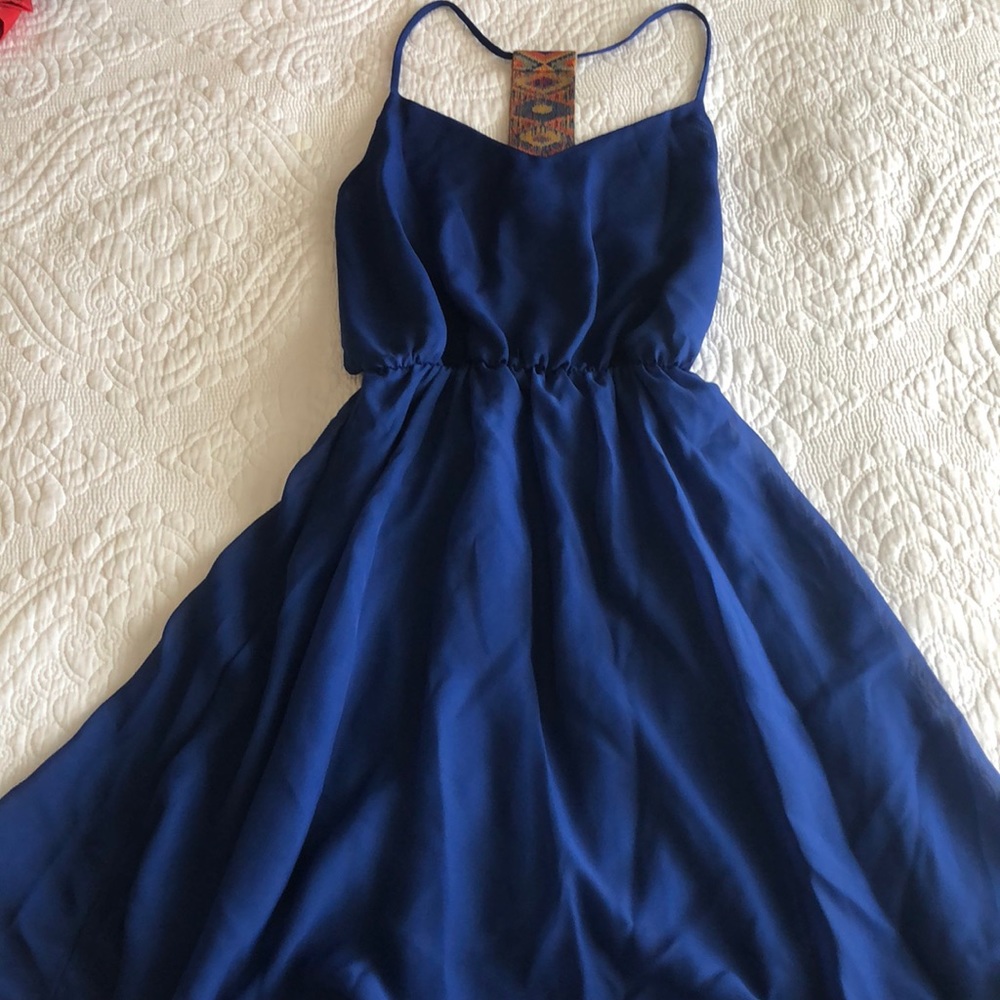 Blue dress