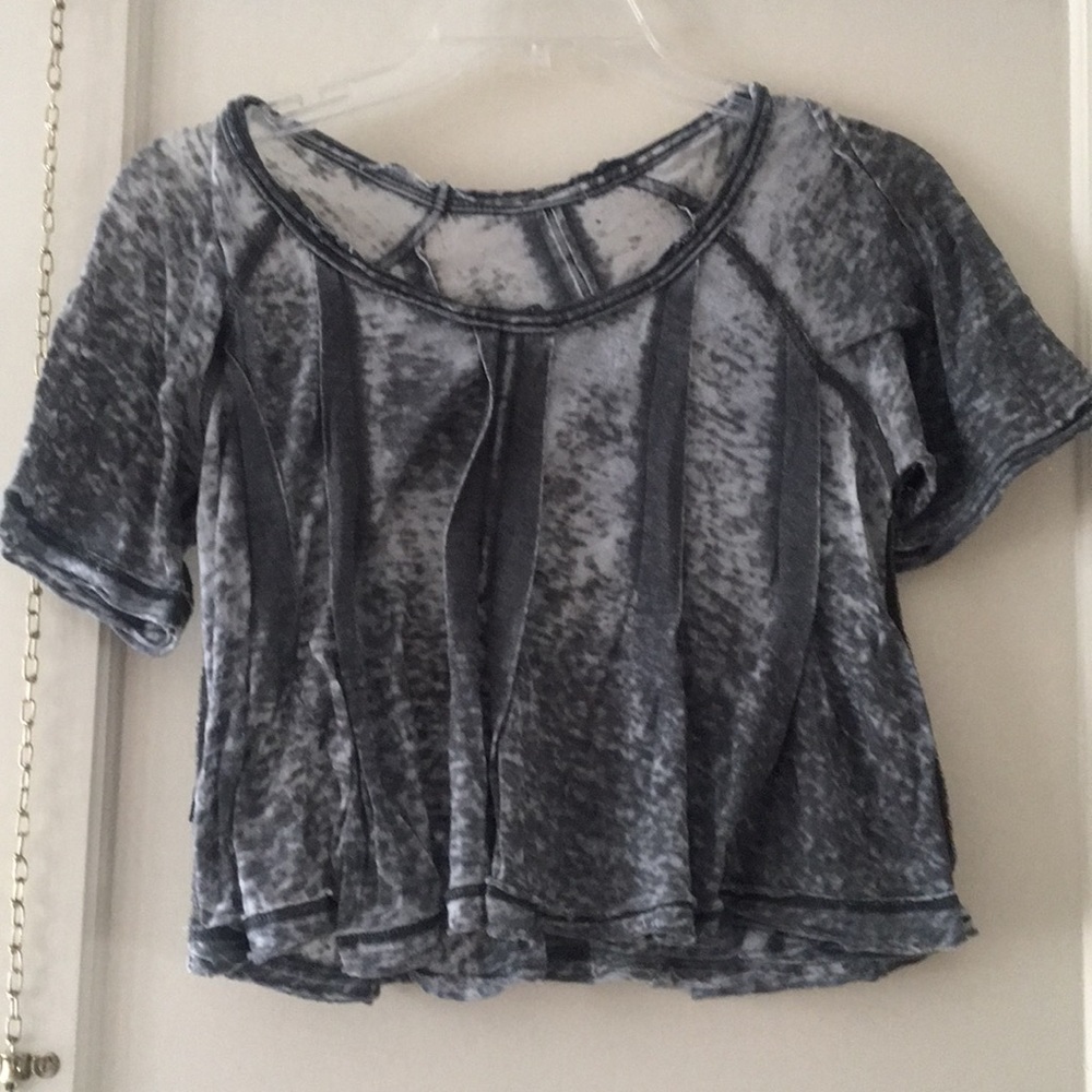 Grey crop top