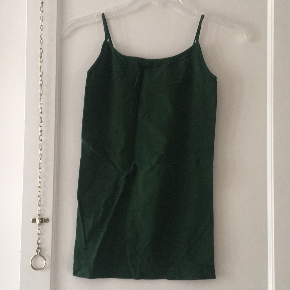 Green tank top
