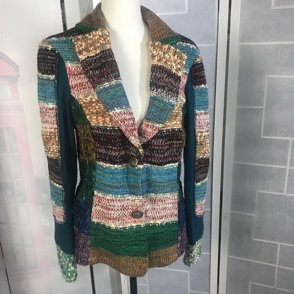 kaktus Jackets & Blazers - (Sold) Kaktus Multi texture artist jacket
