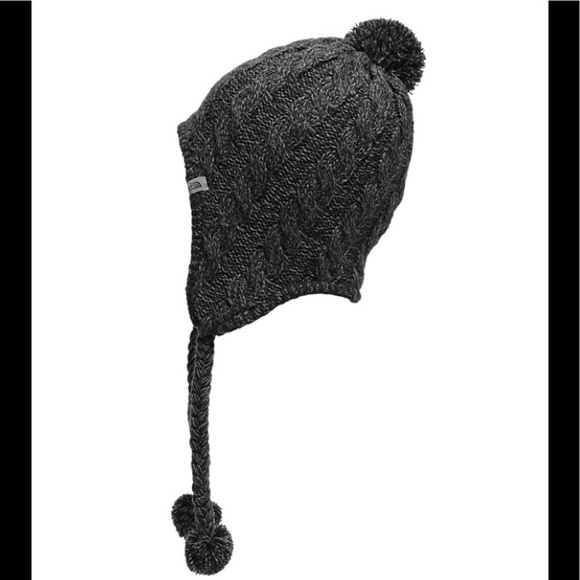 the north face women's fuzzy earflap beanie