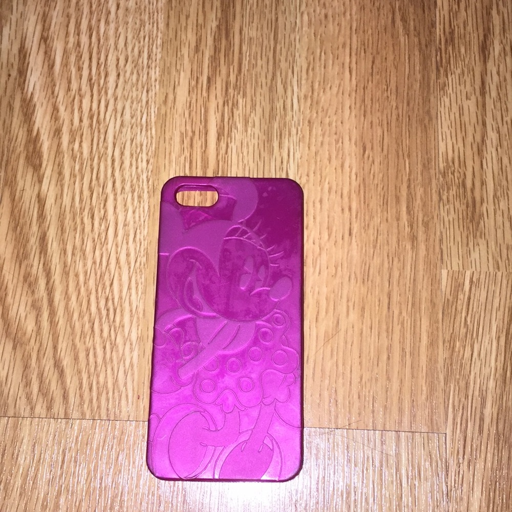 Disney Parks Mickey pink iPhone 5 phone case