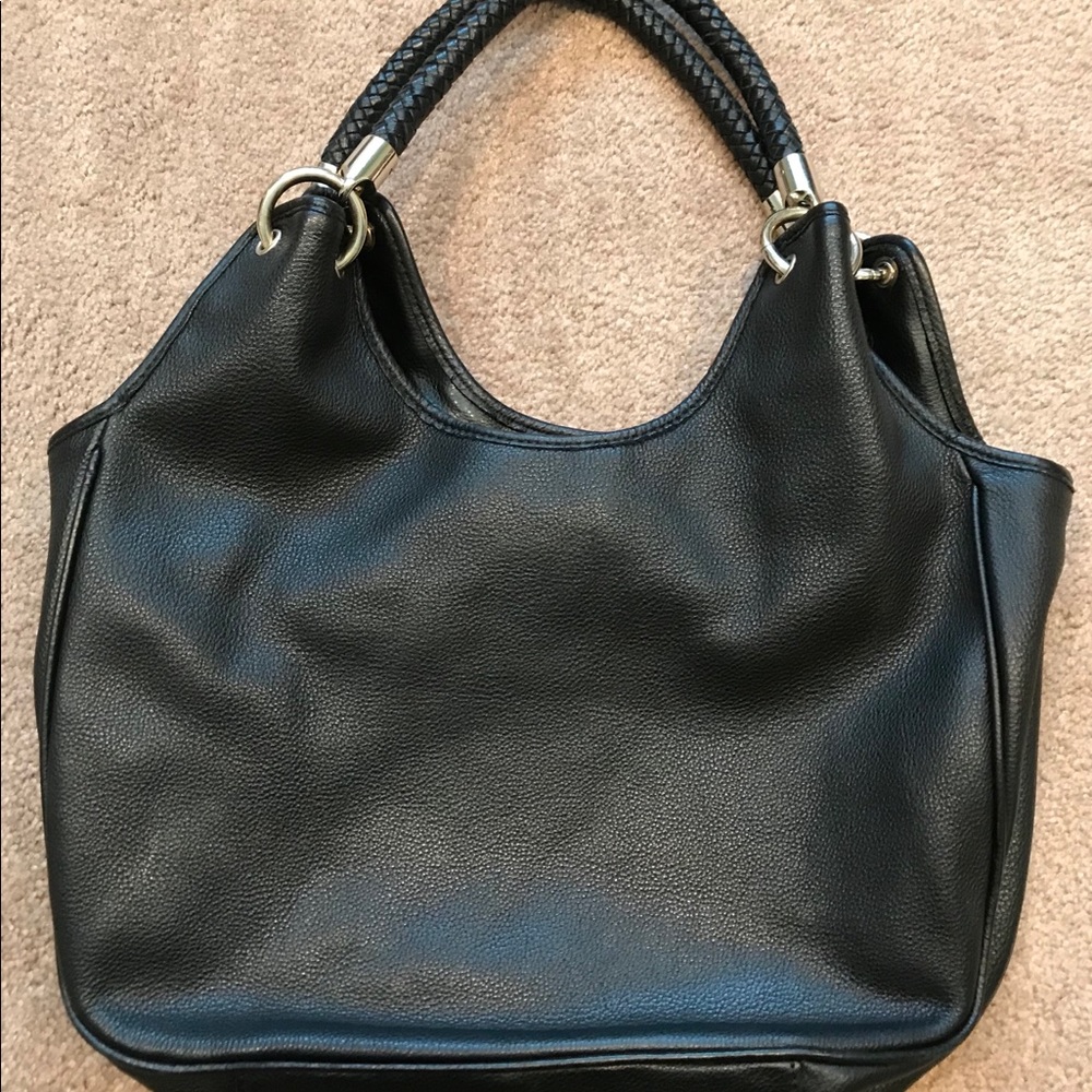 Loft Genuine black leather handbag