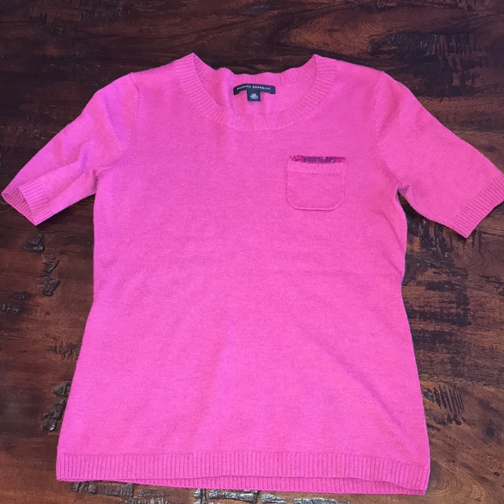 Banana Republic pink sweater