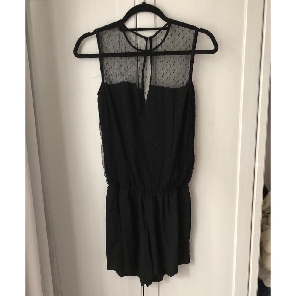 Black Maje Romper