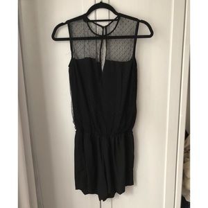 Black Maje Romper