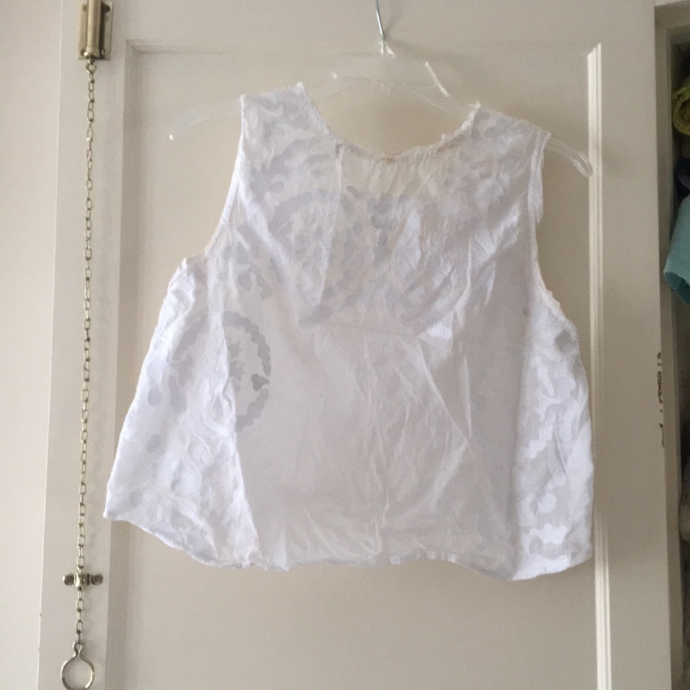 White tank top