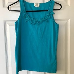 Kate Spade Turquoise tank top