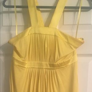 Banana Republic Silk yellow Dress