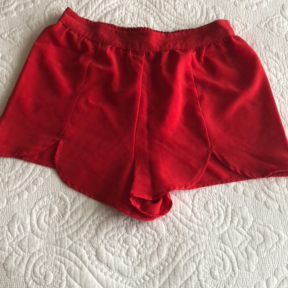 Red shorts