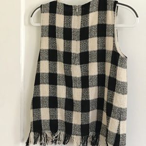 Zara Checkered Top