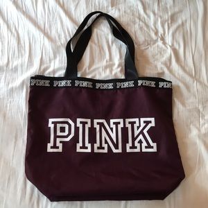 PINK Victoria’s Secret Tote Collegiate Zipper
