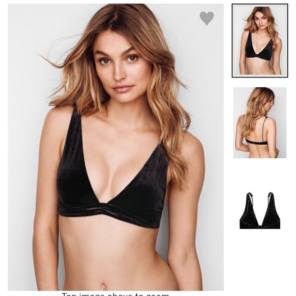 Victoria's Secret Other - 🆕 VS sparkle velvet plunge Bralette