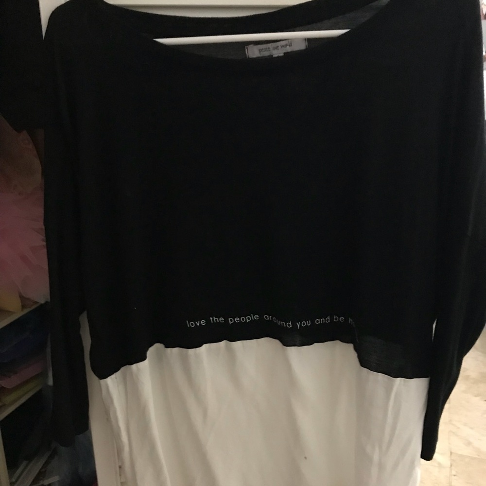 Peace love world long sleeve