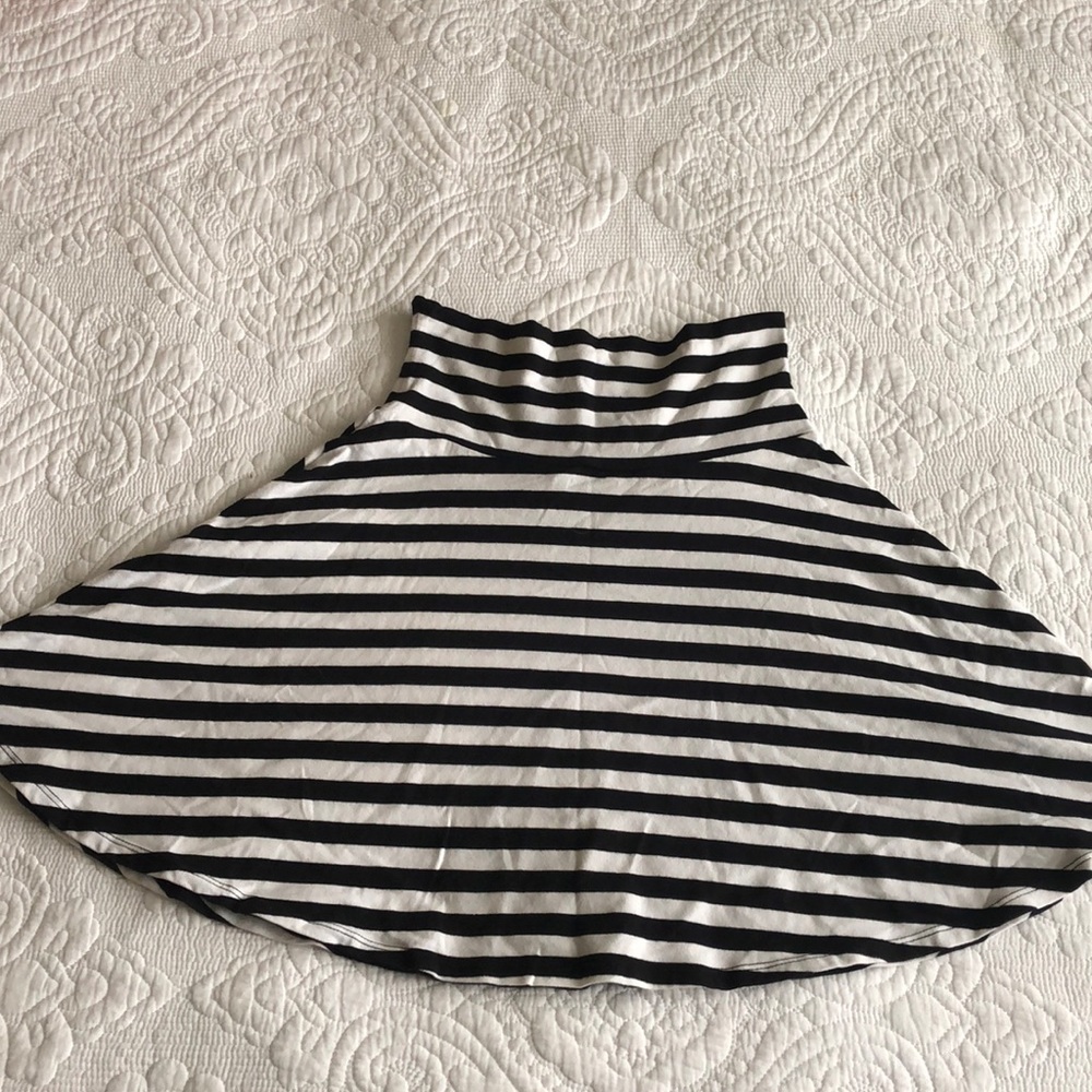 Black and white skirt