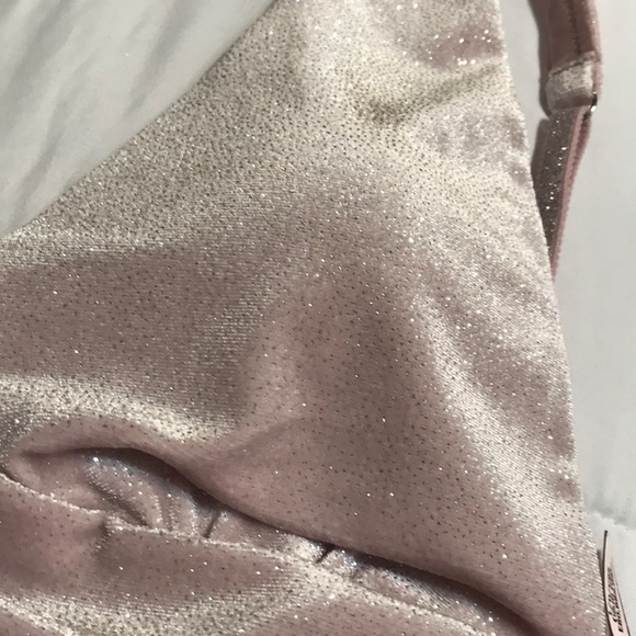 π VS sparkle velvet plunge Bralette - Picture 2 of 4