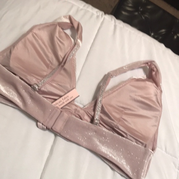 π VS sparkle velvet plunge Bralette - Picture 3 of 4