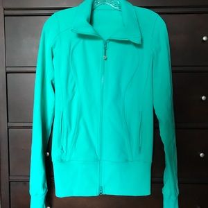 Lululemon Asana Turquoise Workout Jacket
