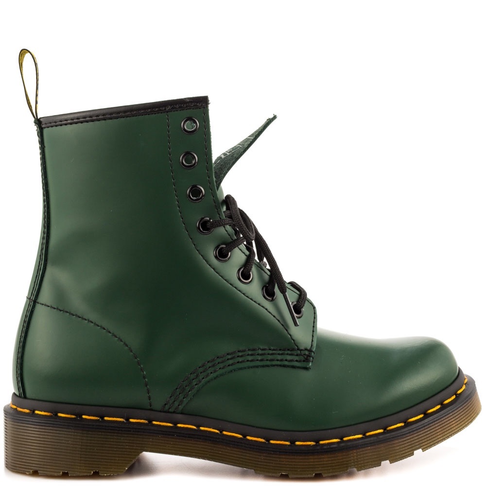 Forest green waterproof Dr. Martens