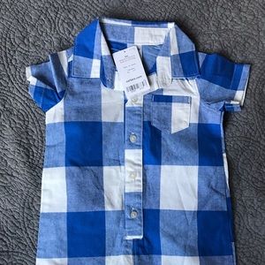 NWT Carter’s Checkered Onesie