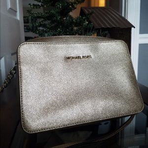 Michael Kors gold crossbody