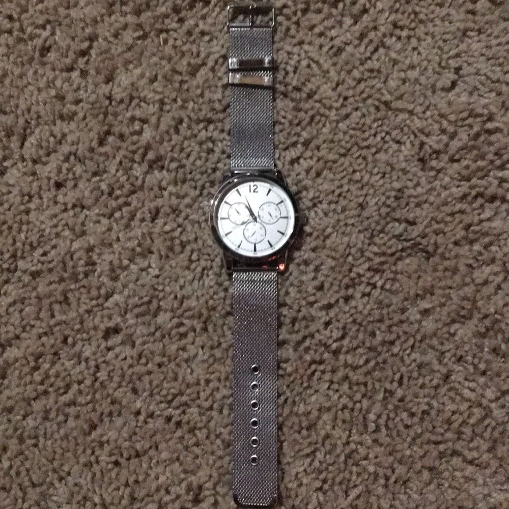 stainless steel watch