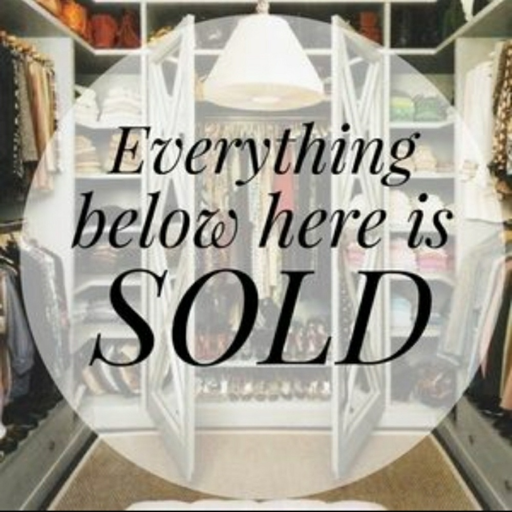 Thank you for shopping my closet!