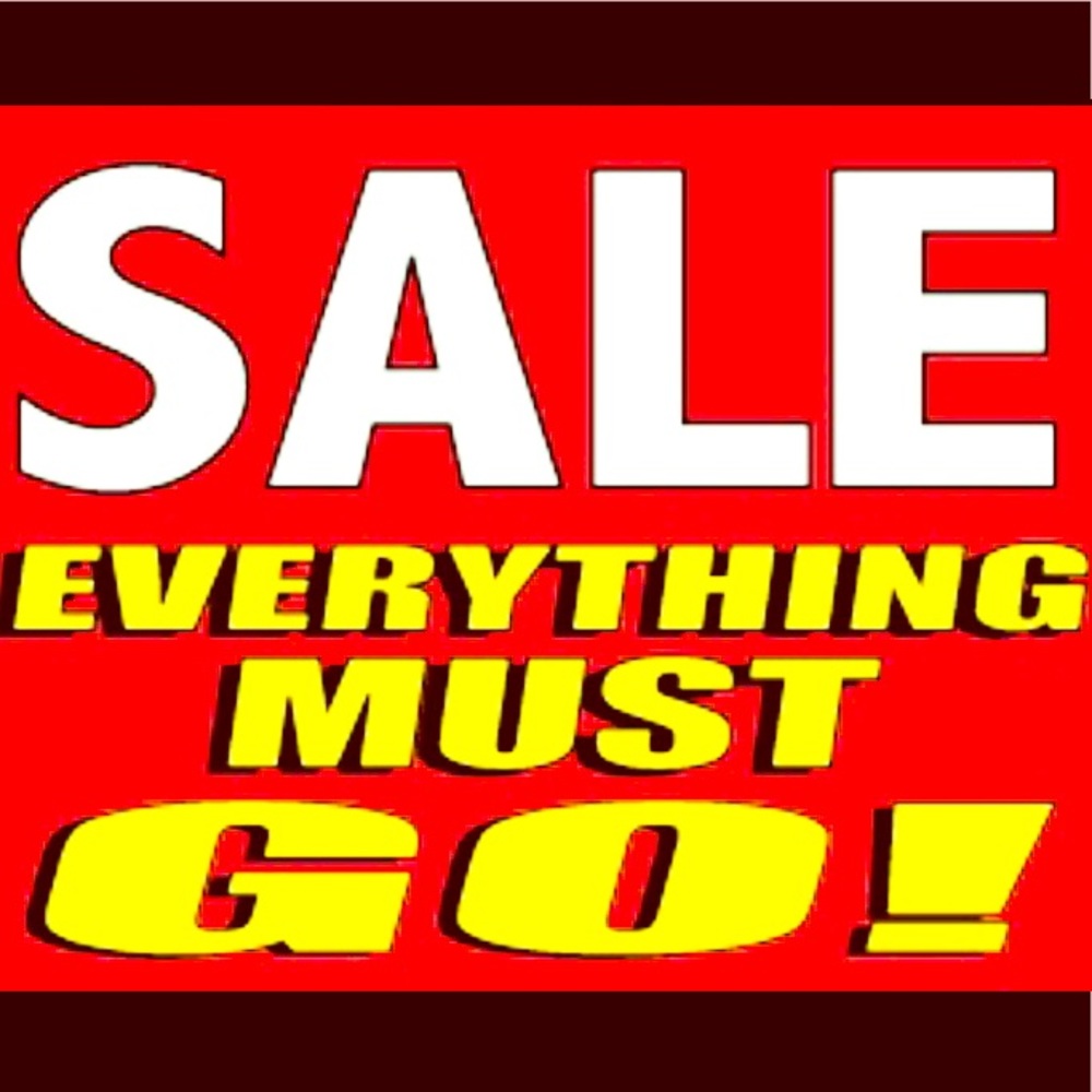 Special! Make offers! Everything Must Go!