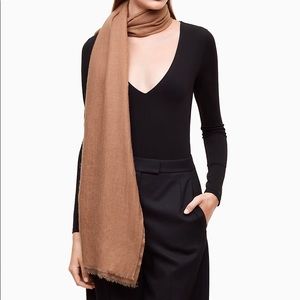 *ARITZIA* silk and wool scarf