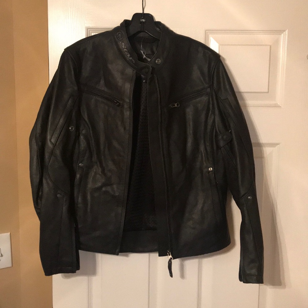 Biker leather jacket