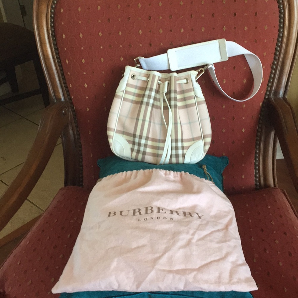 Authentic Small pink Burberry bag.